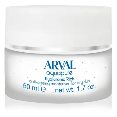 Arval Aquapure Hyaluronic Rich hydratační krém proti stárnutí pleti 50 ml