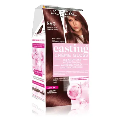 L’Oréal Paris Casting Creme Gloss barva na vlasy odstín 550 Mahagon 1 ks