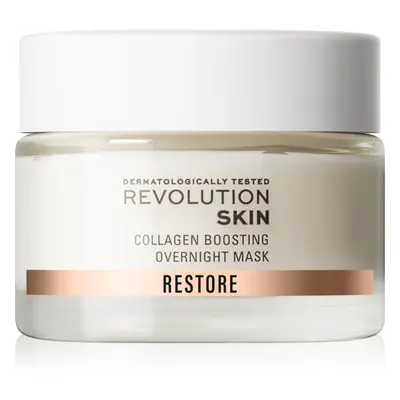 Revolution Skincare Restore Collagen Boosting obnovující noční krémová maska pro podporu tvorby 