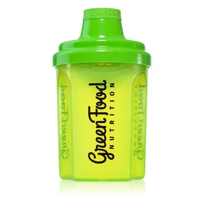 GreenFood Nutrition Shaker sportovní šejkr Transparent Green 300 ml