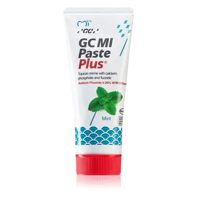 GC MI Paste Plus remineralizační ochranný krém pro citlivé zuby s fluoridem příchuť Mint 35 ml