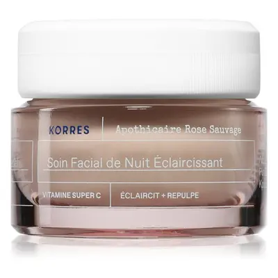 Korres Wild Rose regenerační noční péče 40 ml