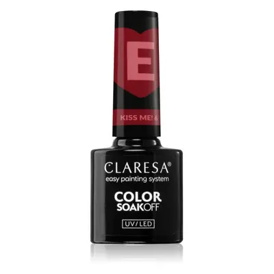 Claresa SoakOff UV/LED Color Kiss Me gelový lak na nehty odstín 6 5 g