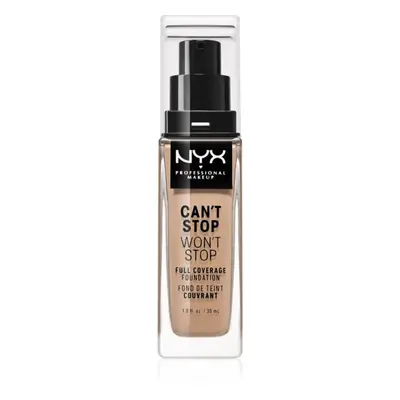 NYX Professional Makeup Can't Stop Won't Stop Full Coverage Foundation vysoce krycí make-up odst