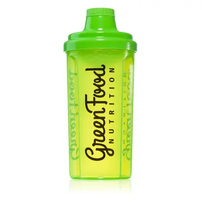 GreenFood Nutrition Shaker sportovní šejkr Transparent Green 500 ml