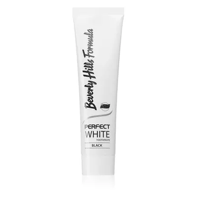 Beverly Hills Formula Perfect White Black bělicí zubní pasta s aktivním uhlím pro svěží dech pří