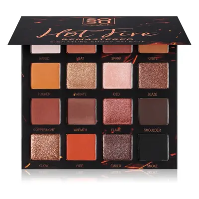 SOSU Cosmetics Hot Fire Eyeshadow Palette paletka očních stínů odstín Hot Fire 32 g