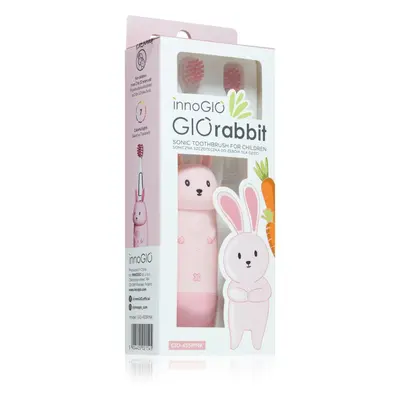 innoGIO GIORabbit Sonic Toothbrush sonický zubní kartáček pro děti Pink 1 ks