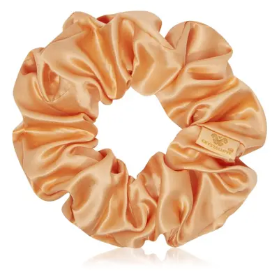 Crystallove Silk Scrunchie hedvábná gumička do vlasů Peach fuzz 1 ks