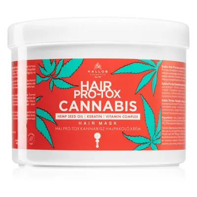 Kallos Hair Pro-Tox Cannabis regenerační maska na vlasy s konopným olejem 500 ml