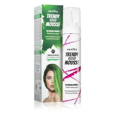 Venita Trendy Color Mousse barvicí pěna bez amoniaku odstín No. 37 - Emerald Green 75 ml