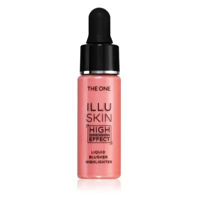 Oriflame The One IlluSkin rozjasňující tvářenka 2 v 1 odstín Soft Pink 15 ml