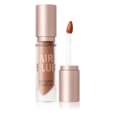 Makeup Revolution Air Blur Liquid Lipstick lehká tekutá matná rtěnka odstín Natural 3.5 ml