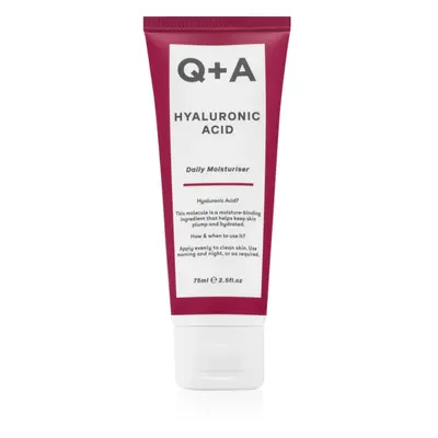 Q+A Hyaluronic Acid hydratační krém na obličej pro každodenní použití 75 ml