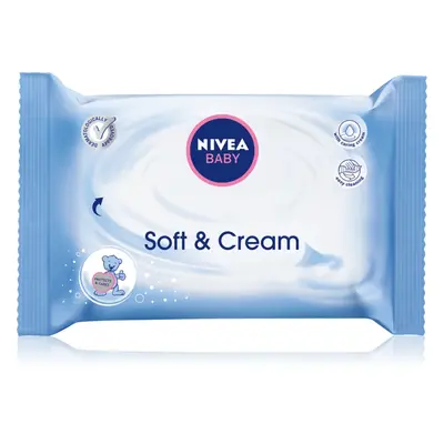 NIVEA BABY Soft & Cream čisticí ubrousky 57 ks