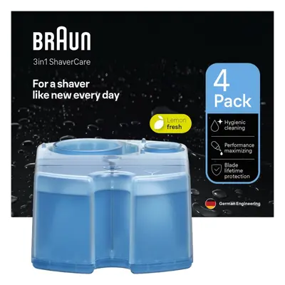 Braun CCR Refill LemonFresh náhradní náplně do čisticí stanice s vůní Lemon Fresh 4 ks