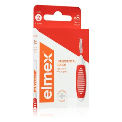 Elmex Interdental Brush mezizubní kartáčky 0.5 mm 8 ks