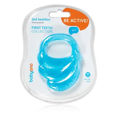 BabyOno Be Active Gel Teether kousátko Banana 1 ks