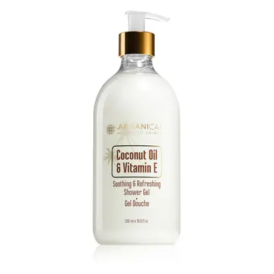 Arganicare Coconut Oil & Vitamin E zjemňující sprchový gel 500 ml