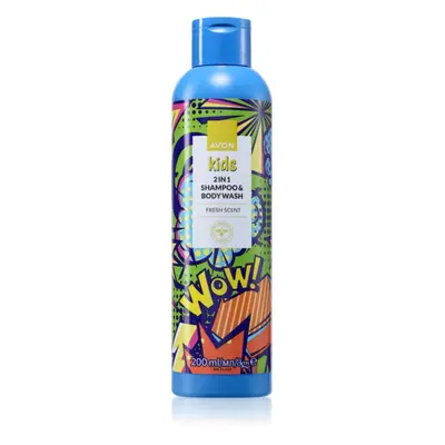 Avon Kids Fresh šampon a sprchový gel 2 v 1 200 ml