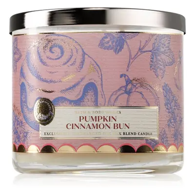 Bath & Body Works Pumpkin Cinnamon Bun vonná svíčka 411 g