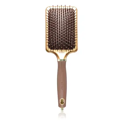 Olivia Garden Rectangular Paddle kartáč pro snadné rozčesání vlasů Gold&Brown 1 ks