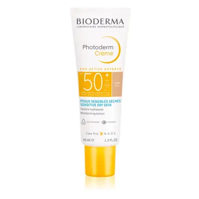 Bioderma Photoderm Créme ochranný tónovací krém na obličej SPF 50+ odstín Light 40 ml