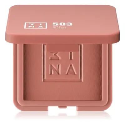 3INA The Blush kompaktní tvářenka odstín 503 - Nude Pink 7,5 g