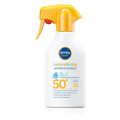 NIVEA SUN Babies & Kids dětský sprej na opalování SPF 50+ 270 ml