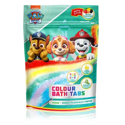 Nickelodeon Paw Patrol Colour Bath Tabs koupelový přípravek pro děti 9x16 g