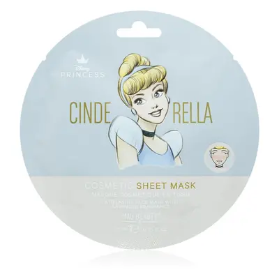 Mad Beauty Disney Princess Cinderella zklidňující plátýnková maska s vůní levandule 25 ml