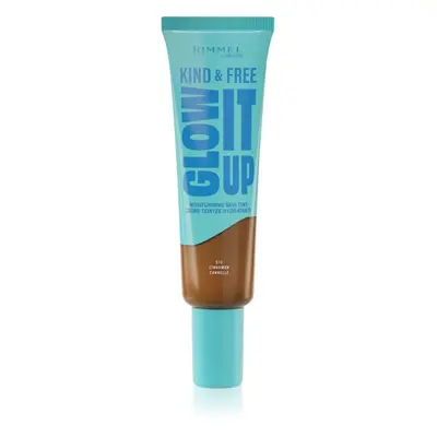 Rimmel Kind & Free Glow It Up lehký hydratační make-up odstín 510 Cinnamon 30 ml