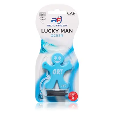 Real Fresh Lucky Man Ocean vůně do auta 1 ks