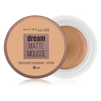 MAYBELLINE NEW YORK Dream Matte Mousse matující make-up odstín 21 Nude 18 ml