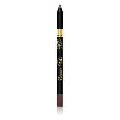 Avon Power Stay 24h gelová tužka na oči odstín Chocolate Brown 1,2 g