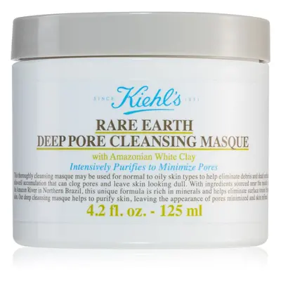 Kiehl's Rare Earth Deep Pore Cleansing Mask hloubkově čisticí maska pro zmenšení pórů 125 ml