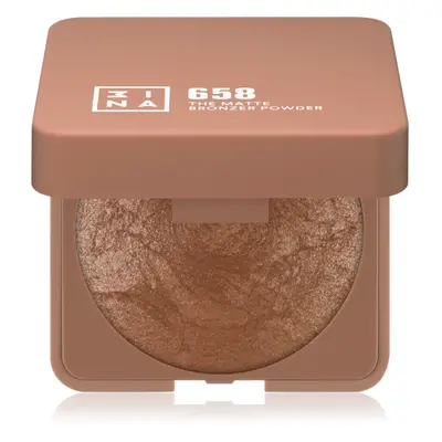 3INA The Bronzer Powder kompaktní bronzující pudr odstín 658 Matte Sand 7 g