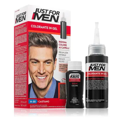 Just for Men Color Kit tónovací barva na vlasy pro muže odstín H-30 Light Medium Brown 1 ks