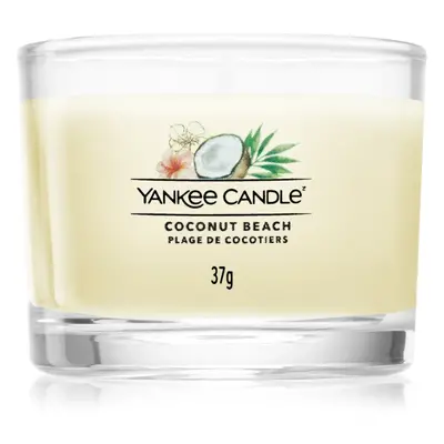 Yankee Candle Coconut Beach votivní svíčka glass 37 g