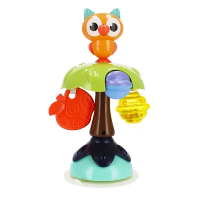 Bam-Bam Suction Cup Toy aktivity hračka s přísavkou 6m+ Owl 1 ks