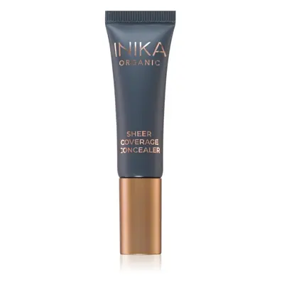 INIKA Organic Sheer Coverage krémový krycí korektor proti kruhům pod očima odstín Porcelain 10 m