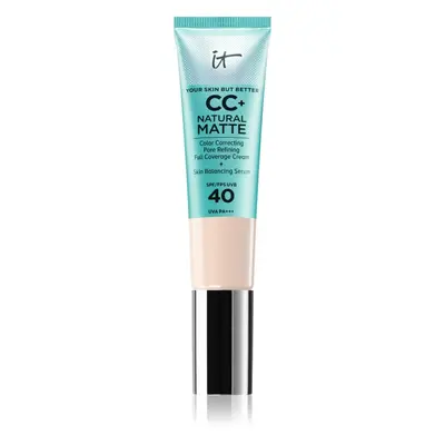 IT Cosmetics Your Skin But Better CC+ Cream Natural Matte matující make-up SPF 40 pro ženy Fair 