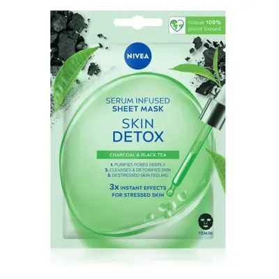 NIVEA Urban Skin Detox 10minutová textilní maska 1 ks