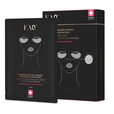 FOREO FAQ™ Microneedling Anti-Wrinkle náplasti pod oči proti vráskám s kyselinou hyaluronovou 3x