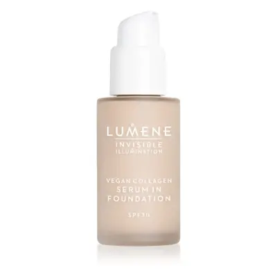 Lumene Invisible Illumination Vegan Collagen Serum in Foundation lehký make-up s vyživujícím úči