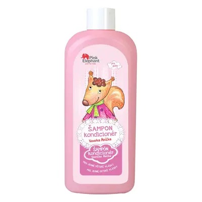 Pink Elephant Girls šampon a kondicionér 2 v 1 pro děti Squirrel 500 ml