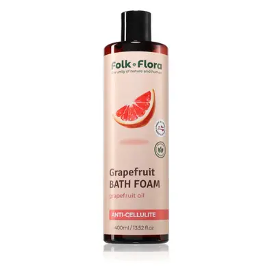 Folk & Flora Grapefruit pěna do koupele 400 ml