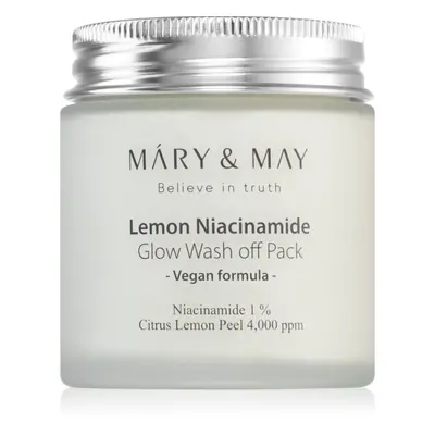 MARY & MAY Lemon Niacinamid hydratační a rozjasňující maska 125 g