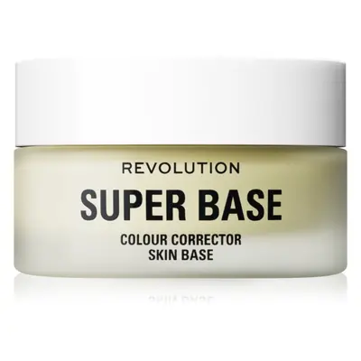 Makeup Revolution Super Base lehce zabarvená podkladová báze odstín Green 25 ml