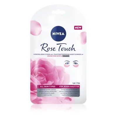 NIVEA Rose Touch maska na oči 1 ks